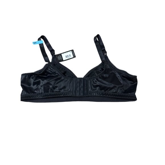 Bali Size 44C Black Wireless Nylon Bra Adjustable Straps & Supportive Design - Picture 11 of 12